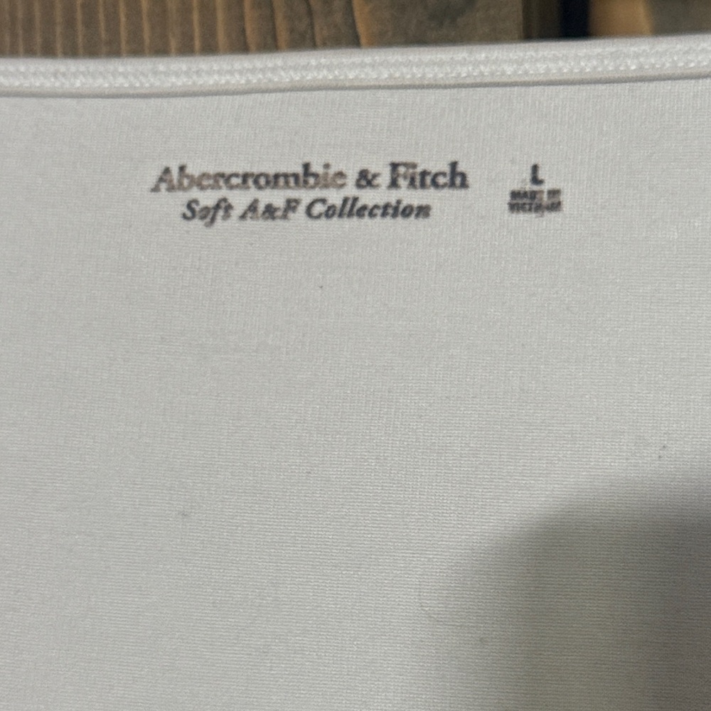 Abercrombie & Fitch Soft White Top - Picture 2 of 3